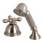Kingston Brass Transfer Valve Set For Roman Tub Filler, Brushed Nickel KSK3358AXTR - alternate 1